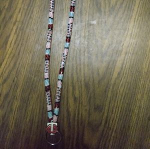 32 inch beaded key lanyerd